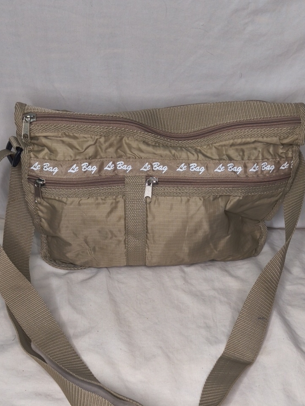 Men's Crossbody Messenger Shoulder Bag in Tan AE